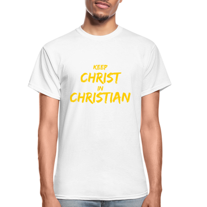 Keep Christ In ChristianT-Shirt - white