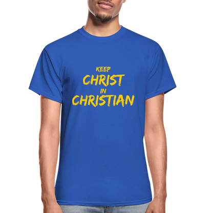 Keep Christ In ChristianT-Shirt - royal blue