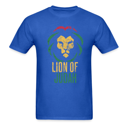 Lion of Judah - royal blue