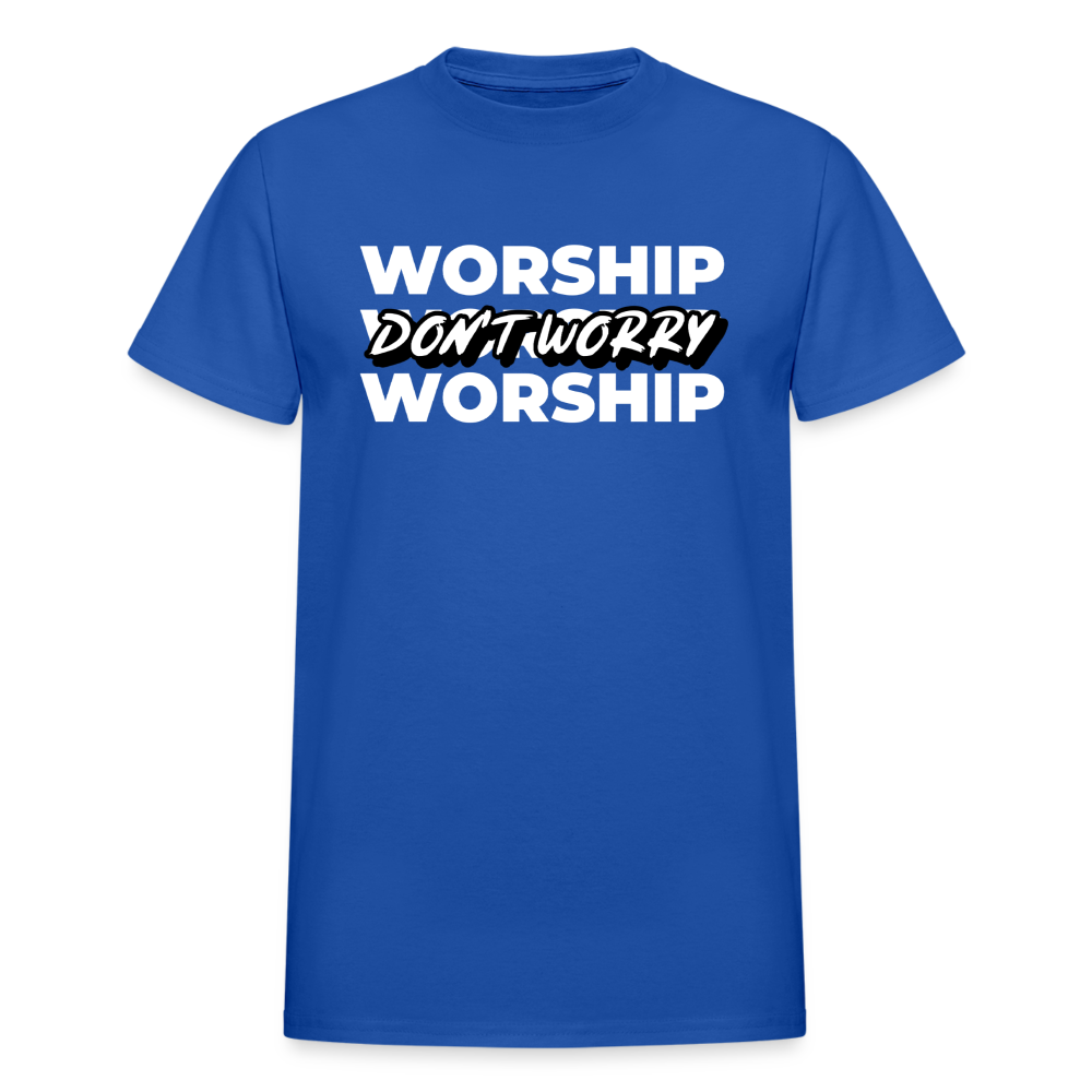 Don't Worry - Worship - royal blue