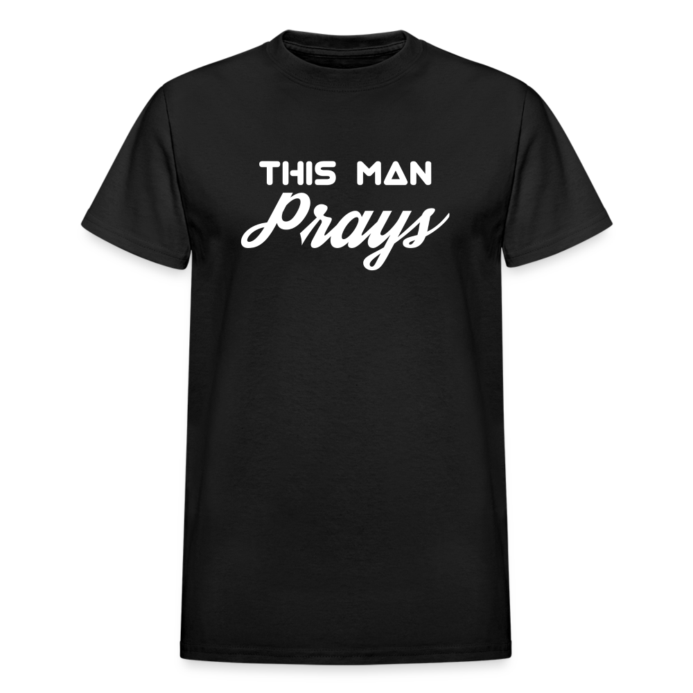 This Man Prays - black