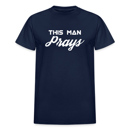 This Man Prays - navy