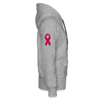 Kick Cancer's Butt Women’s Premium Hoodie - heather grey