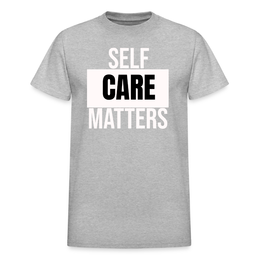 Self Care Matters Unisex T-Shirt - heather gray