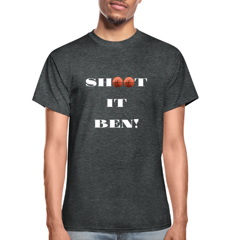 Shoot It Ben Unisex T-Shirt - deep heather