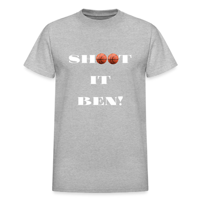 Shoot It Ben Unisex T-Shirt - heather gray