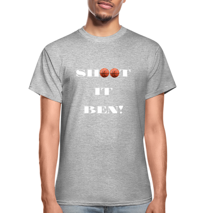 Shoot It Ben Unisex T-Shirt - heather gray