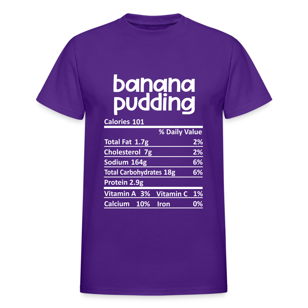 Banana Pudding Ingredients Unisex Shirt - purple