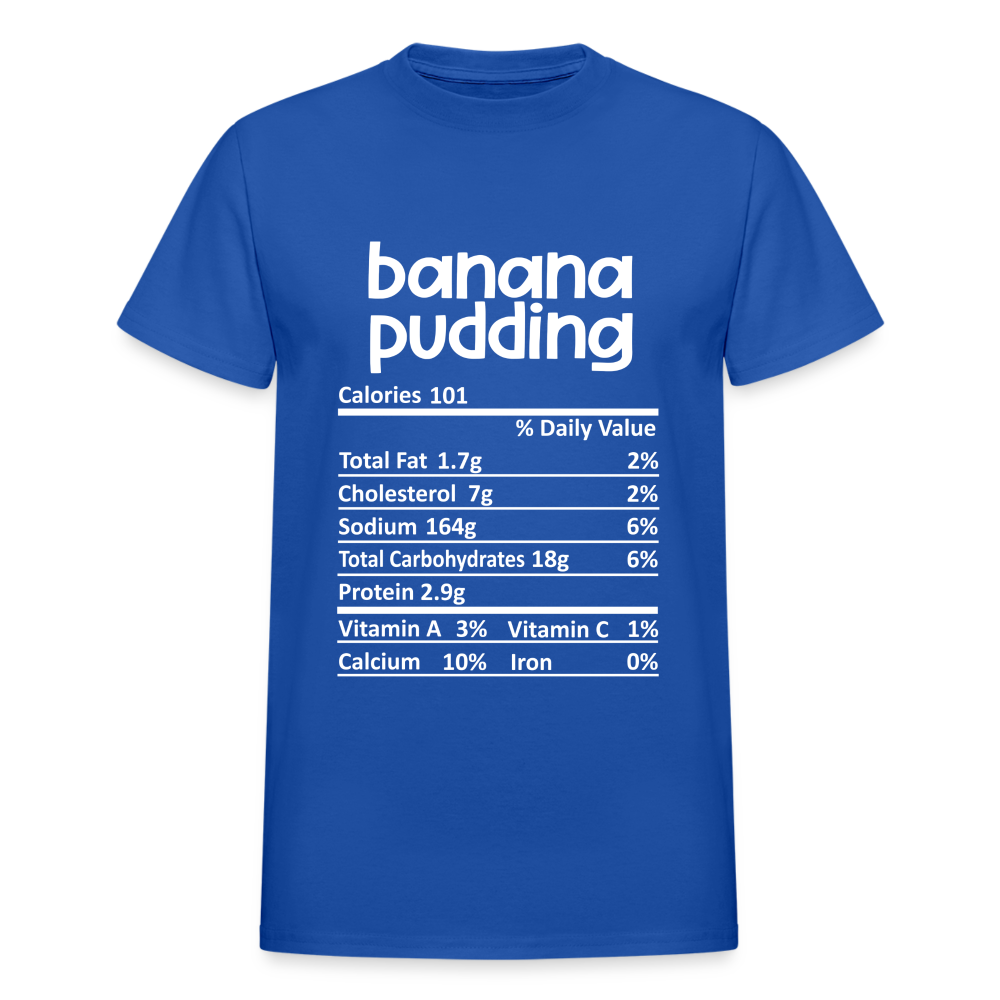 Banana Pudding Ingredients Unisex Shirt - royal blue