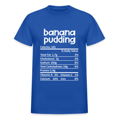 Banana Pudding Ingredients Unisex Shirt - royal blue