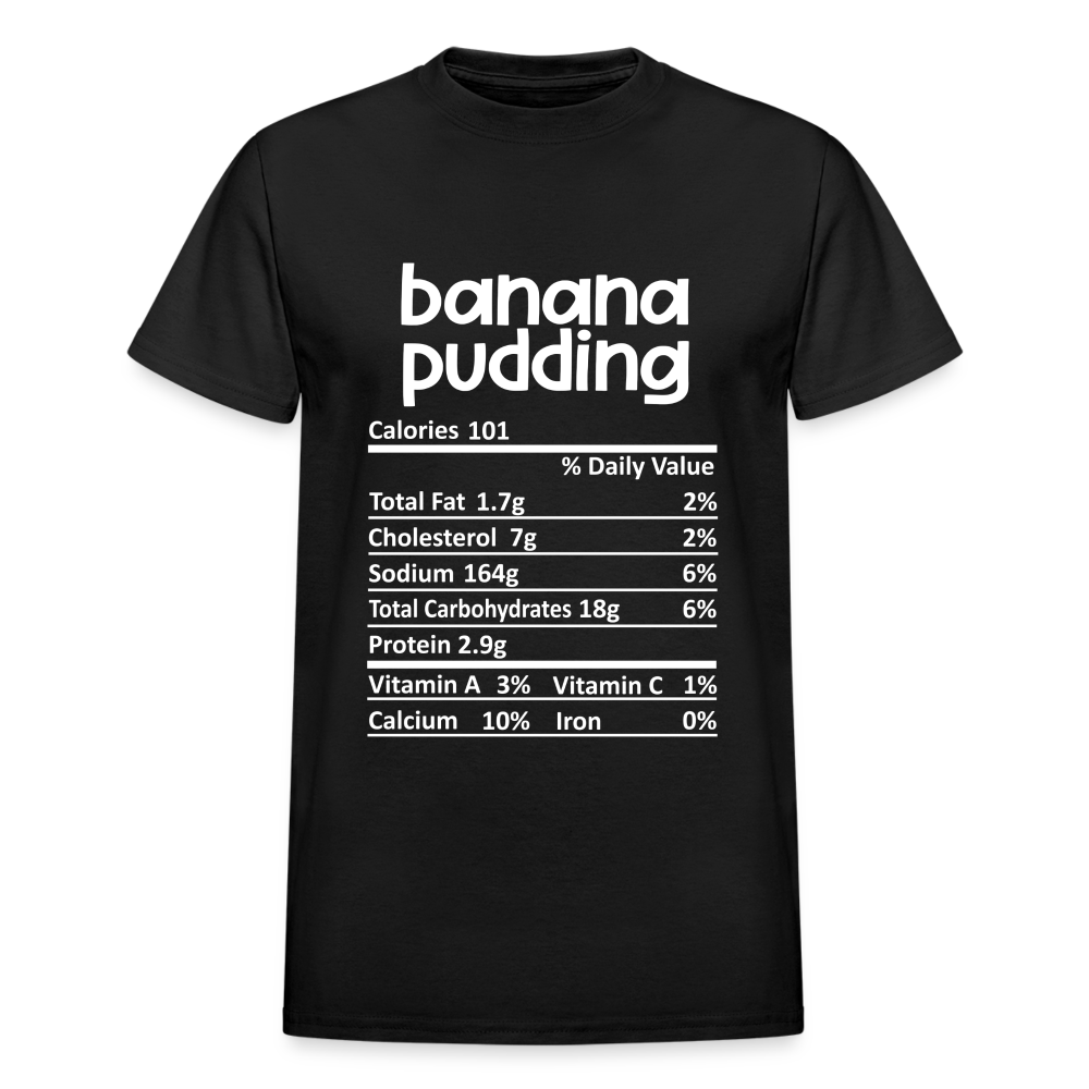 Banana Pudding Ingredients Unisex Shirt - black