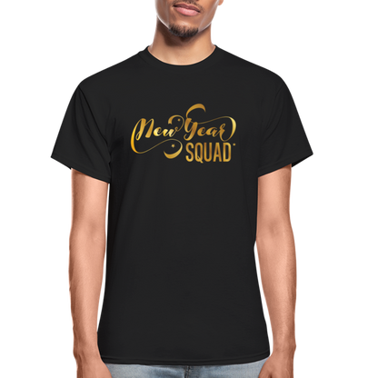 New Year Squad Unisex T-Shirt - black