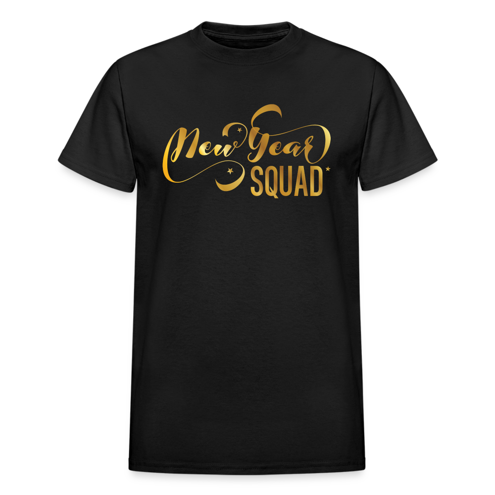 New Year Squad Unisex T-Shirt - black