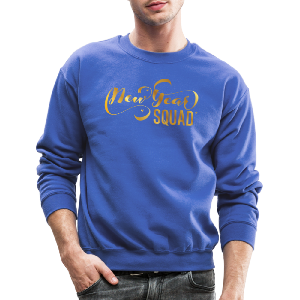 New Year Squad Crewneck Sweatshirt - royal blue