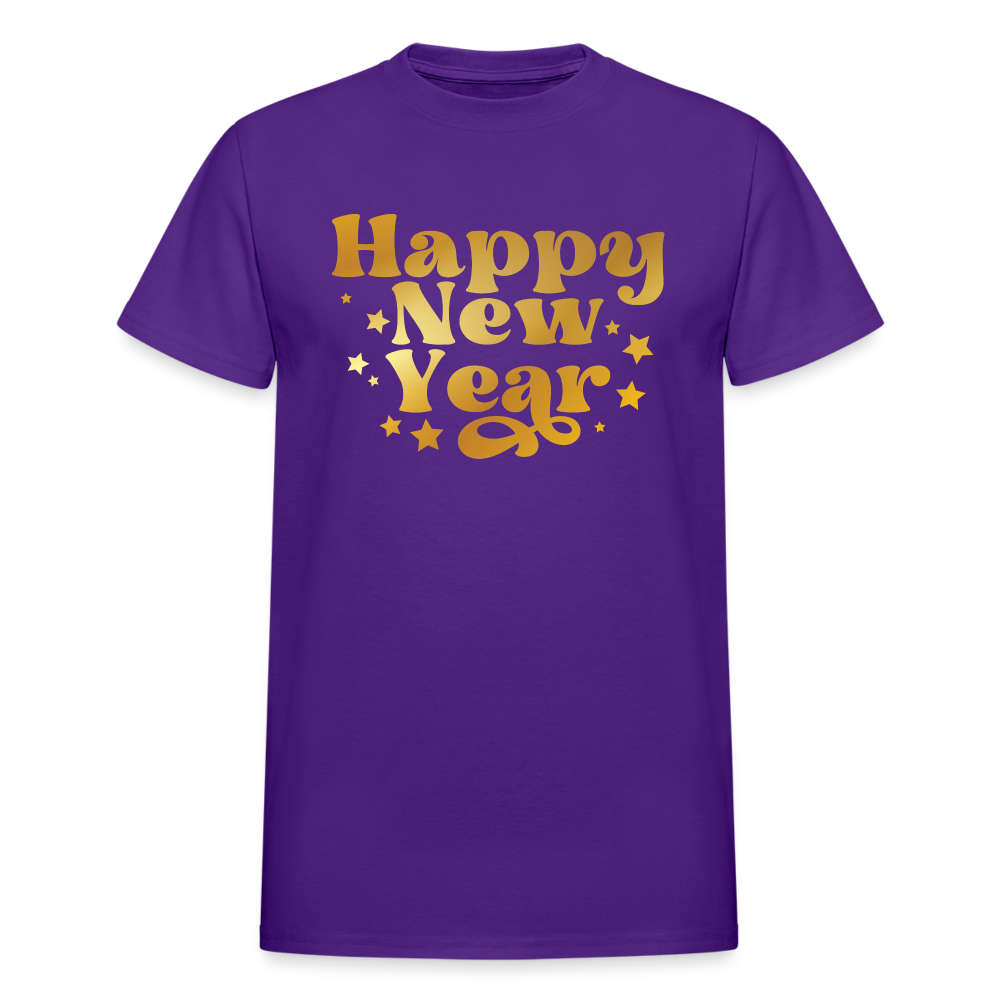 Happy New Year Unisex T-Shirt - purple