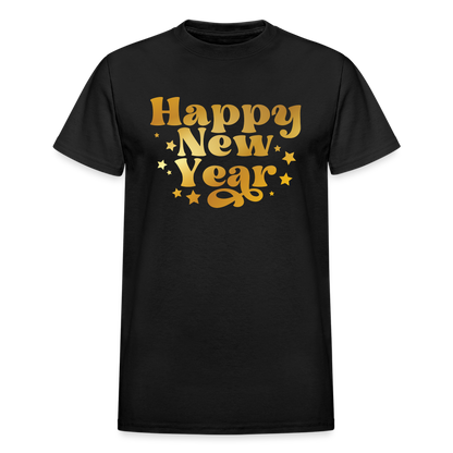 Happy New Year Unisex T-Shirt - black