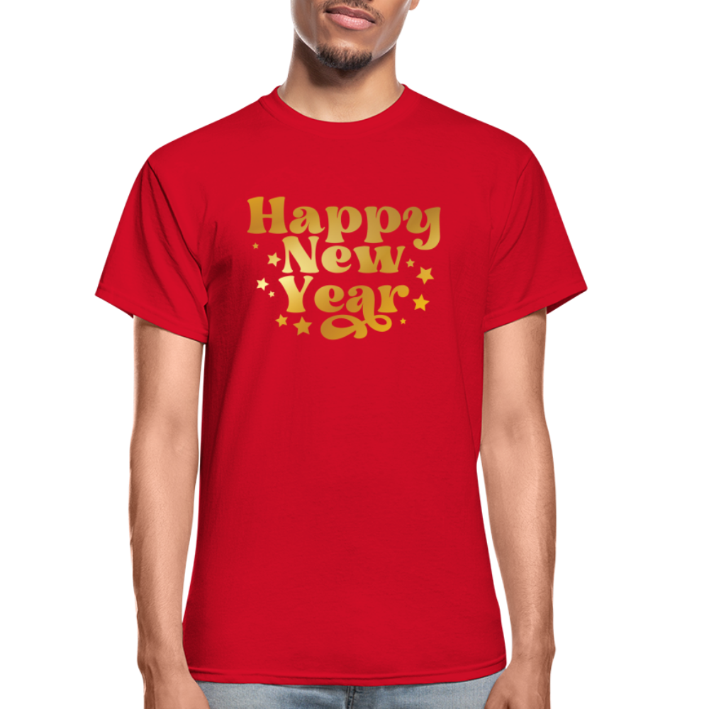 Happy New Year Unisex T-Shirt - red