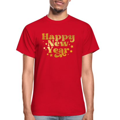 Happy New Year Unisex T-Shirt - red