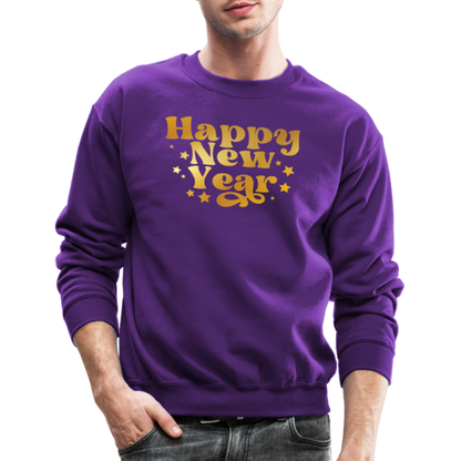Happy New Year Unisex Crewneck Sweatshirt - purple