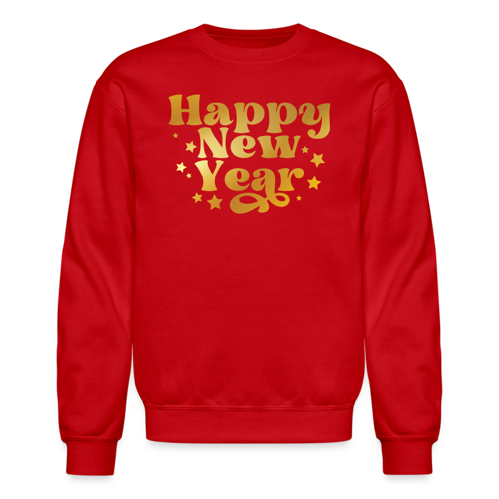 Happy New Year Unisex Crewneck Sweatshirt - red
