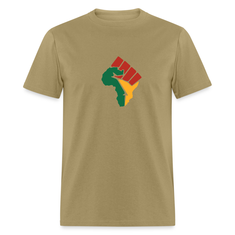 Africa Power Fist Unisex Classic T-Shirt - khaki