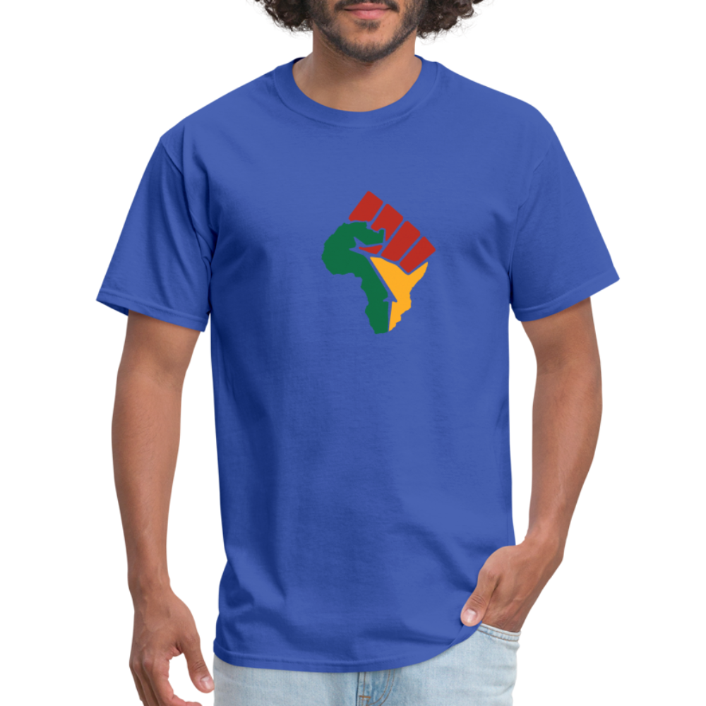 Africa Power Fist Unisex Classic T-Shirt - royal blue