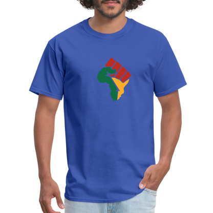 Africa Power Fist Unisex Classic T-Shirt - royal blue