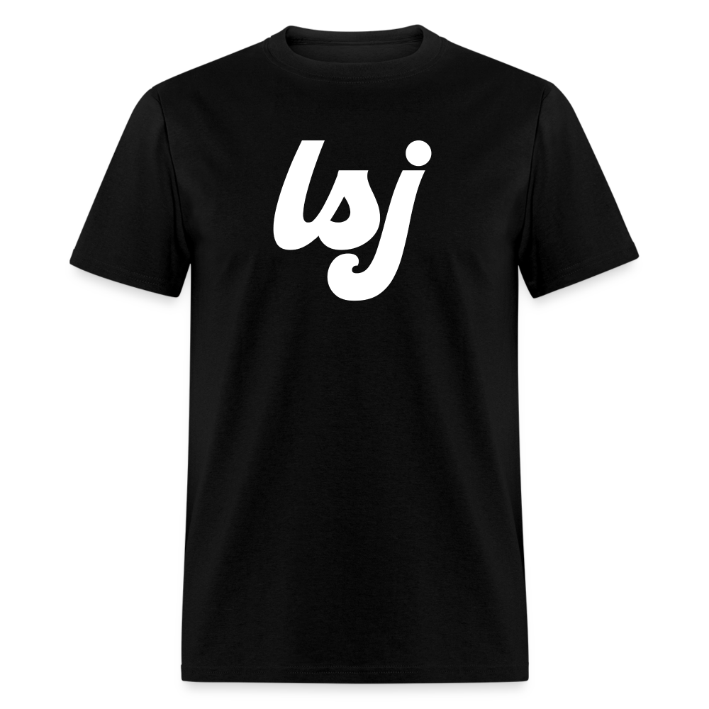 LSJ Cursive Logo Unisex Classic T-Shirt - black
