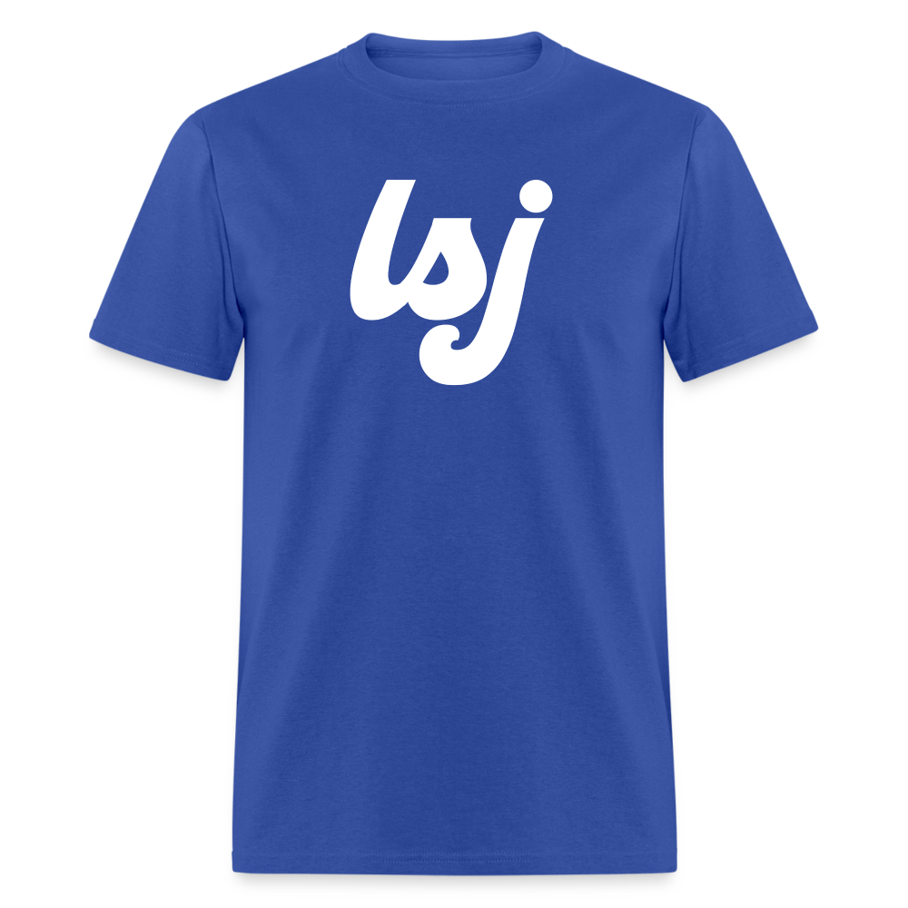 LSJ Cursive Logo Unisex Classic T-Shirt - royal blue