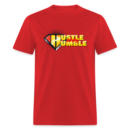 Hustle But Stay Humble Unisex Classic T-Shirt - red