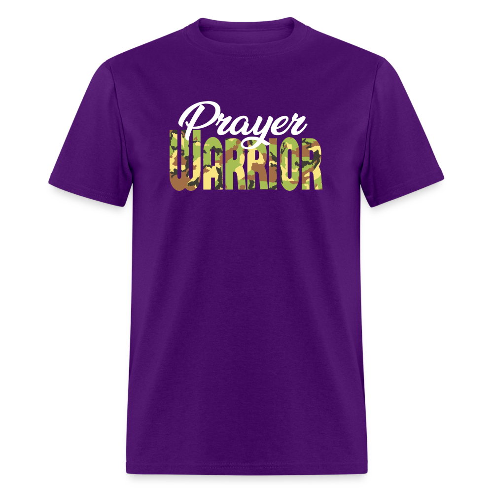 Prayer Warrior Unisex T-Shirt - purple