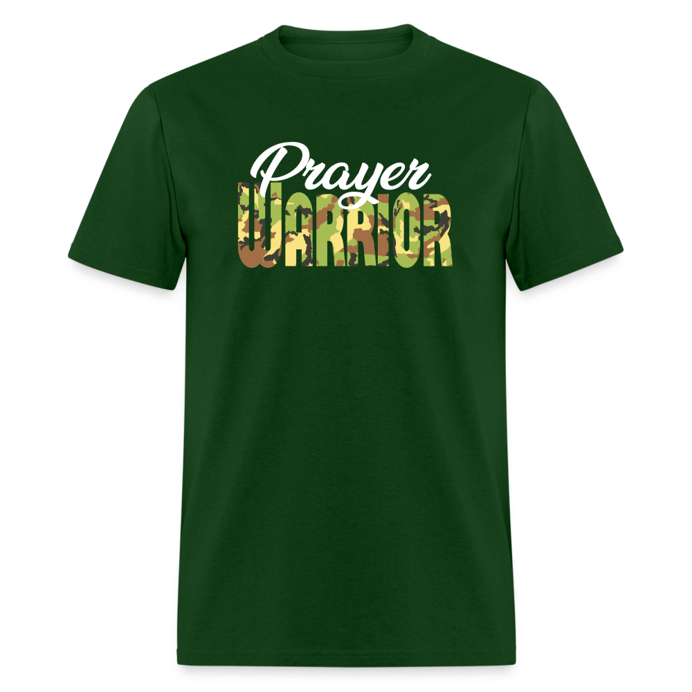Prayer Warrior Unisex T-Shirt - forest green