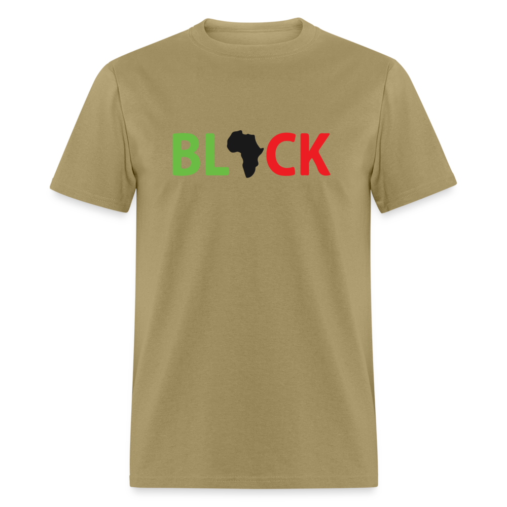 Black Unisex T-Shirt - khaki