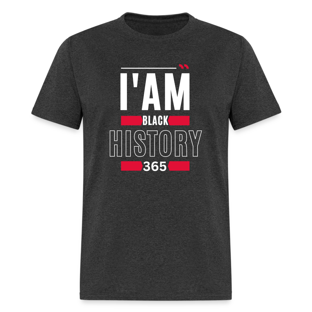 Black History 365 Unisex T-Shirt - heather black
