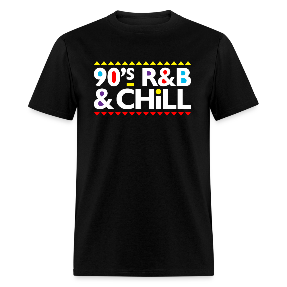 90's R&B & Chilll Unisex T-Shirt - black