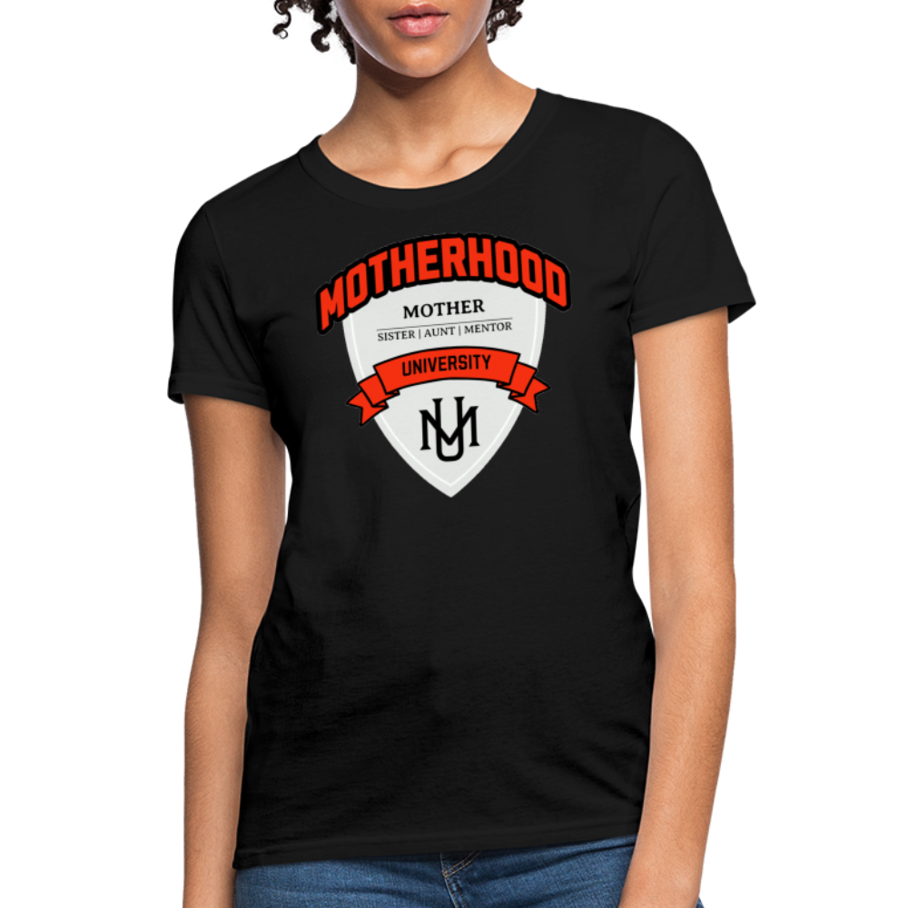Motherhood University T-Shirt - black