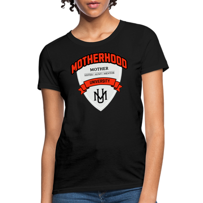 Motherhood University T-Shirt - black