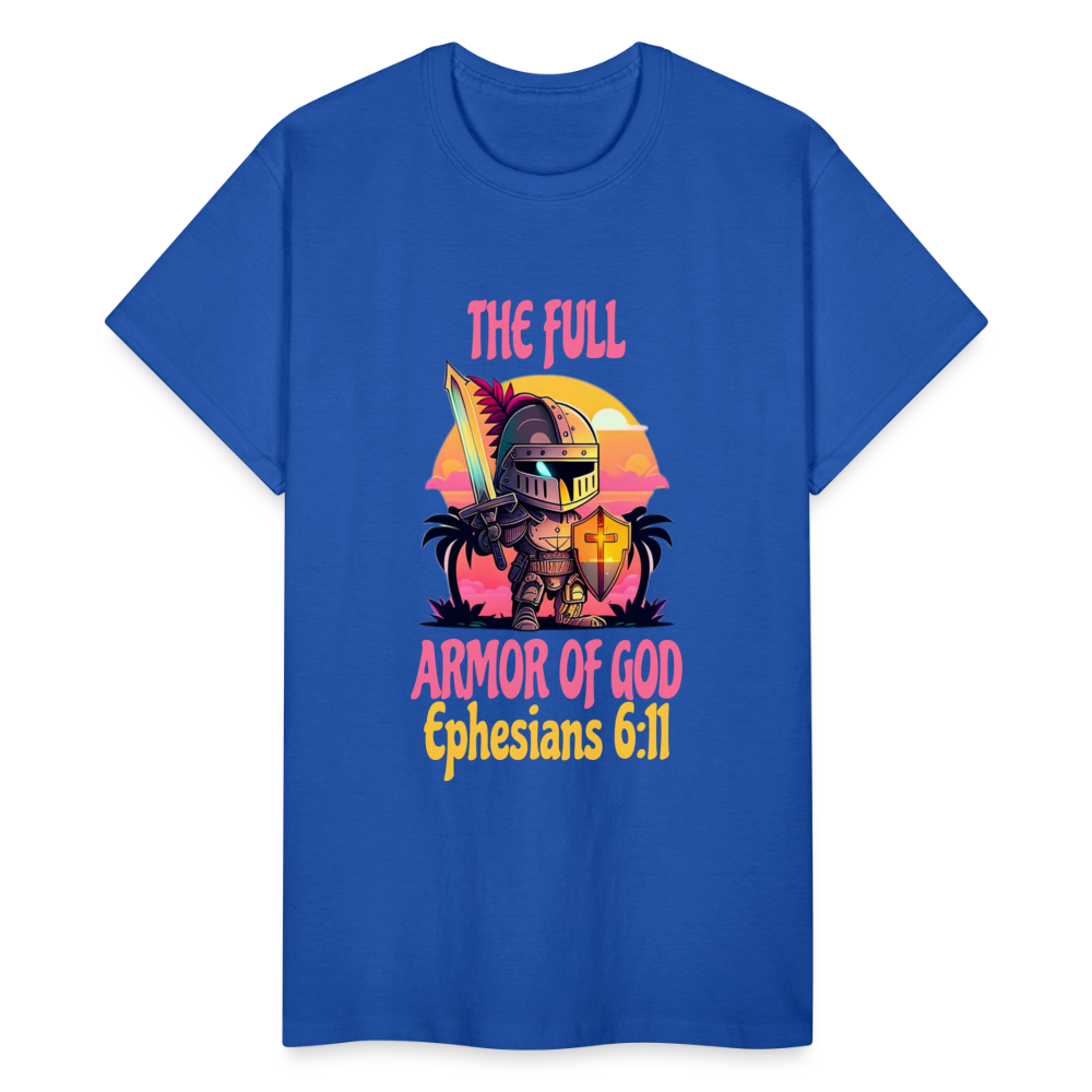 Full Armor of God T-Shirt - royal blue