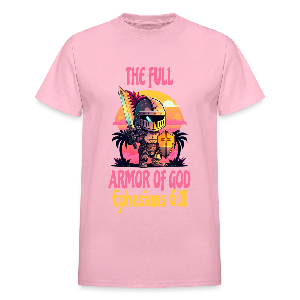 Full Armor of God T-Shirt - light pink