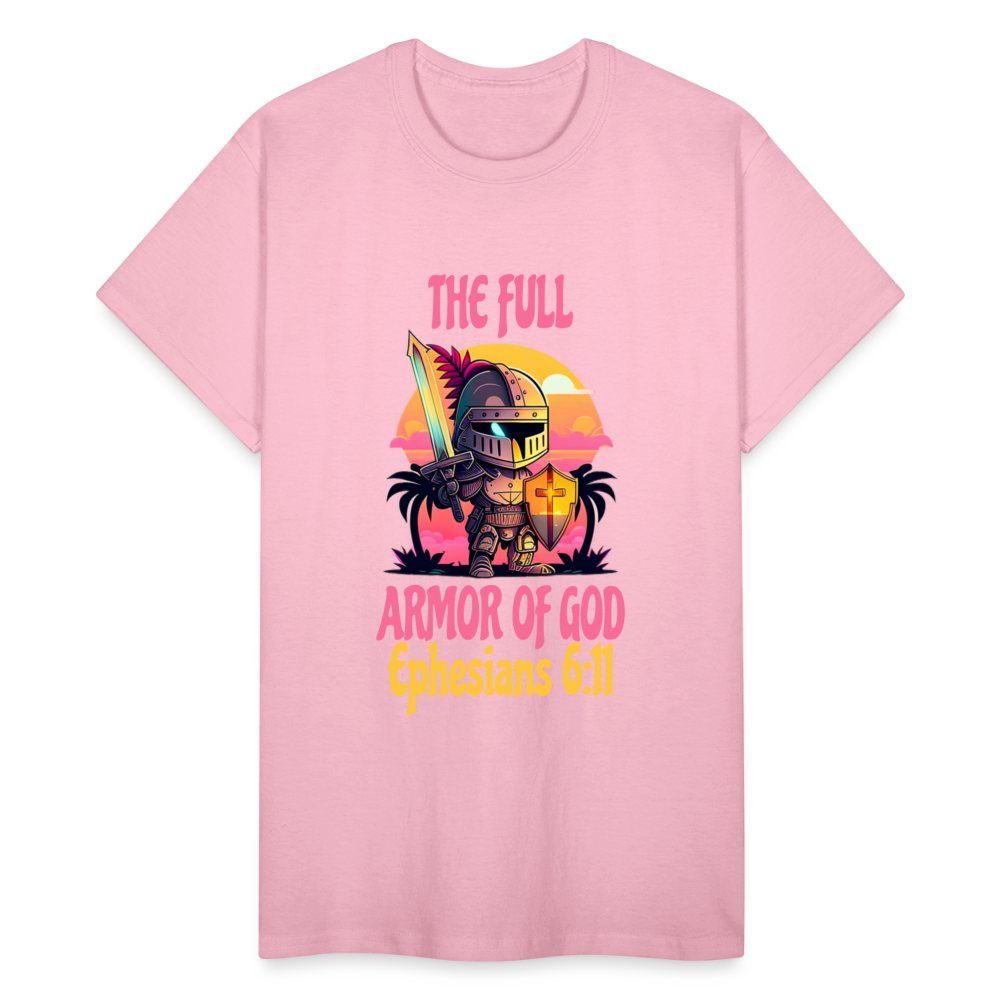 Full Armor of God T-Shirt - light pink