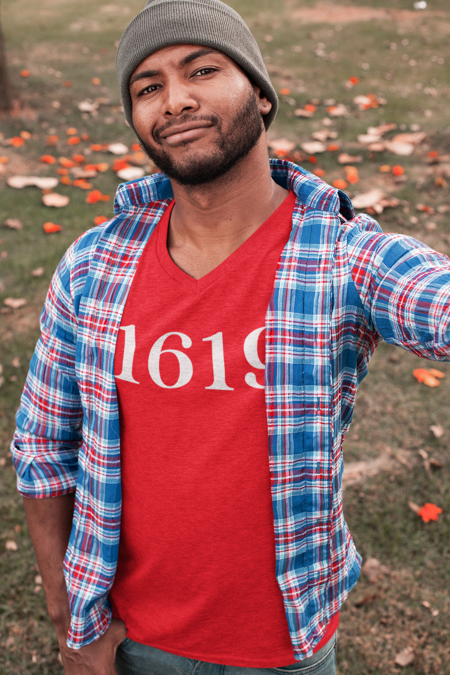 1619 -  Know Your History Men's V-Neck
