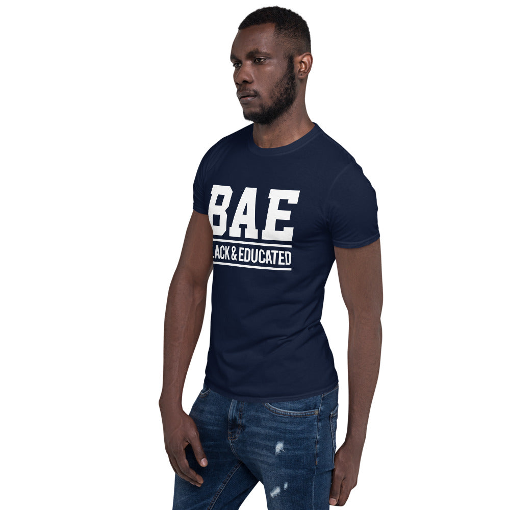 BAE-Black & Educated (White Letters)